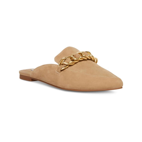 Steve Madden Womens Faine Suede Pointed Toe Mules