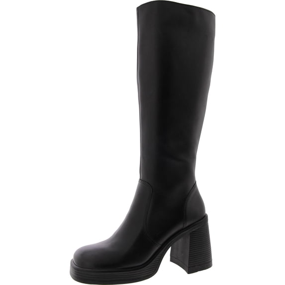 Steve Madden Womens Fanatik Tall Leather Knee-High Boots