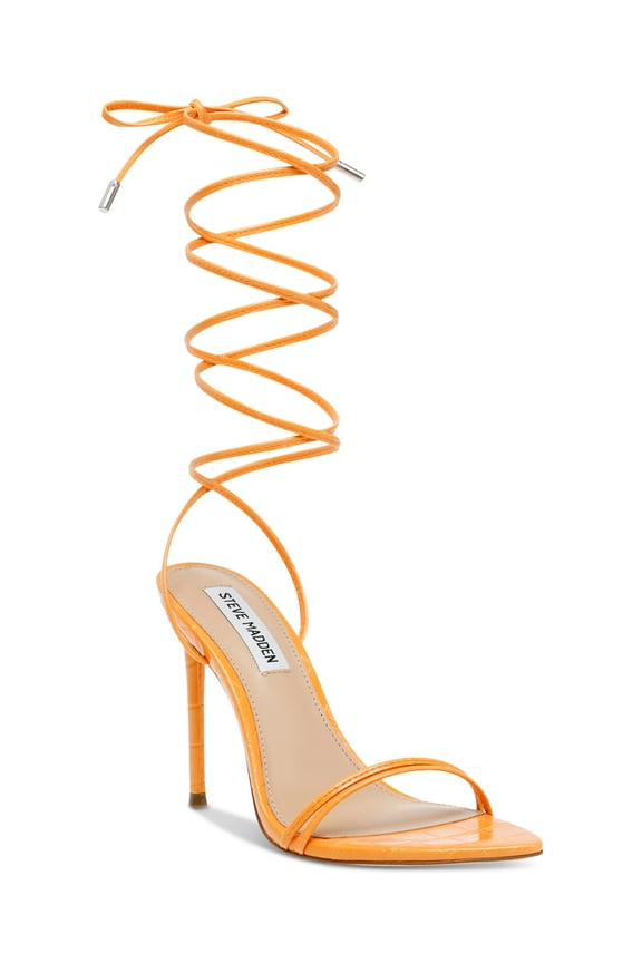 Womens Flamin Strappy Ankle-S Orange 5M