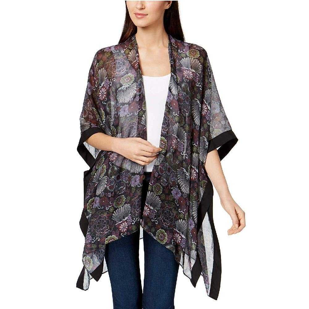 Steve Madden Womens Floral Print Kimono Walmart
