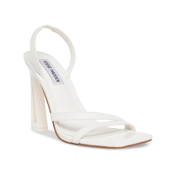 Steve Madden Womens Forcce Leather Dressy Slingback Heels