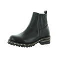 thumbnail image 1 of Steve Madden Womens Galena Leather Studded Ankle Boots, 1 of 3