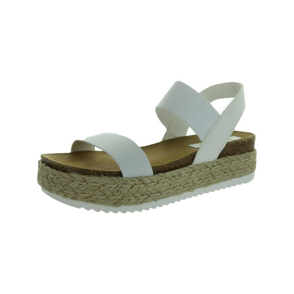 Steve Madden Womens Jaklin Slip-On Platform Espadrilles