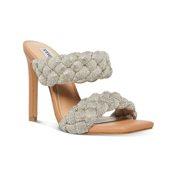 Steve Madden Womens Kenley Slip On Open Toe Dress Sandals