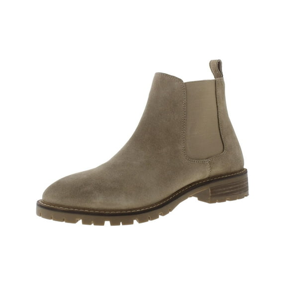 Steve Madden Womens Leopold-F Leather Round Toe Chelsea Boots