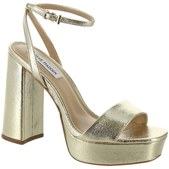 Steve Madden Womens Lessa Pump 7.5 Gold