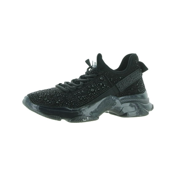 Steve Madden Womens Maxima Embellished Low Top Casual and Fashion Sneakers