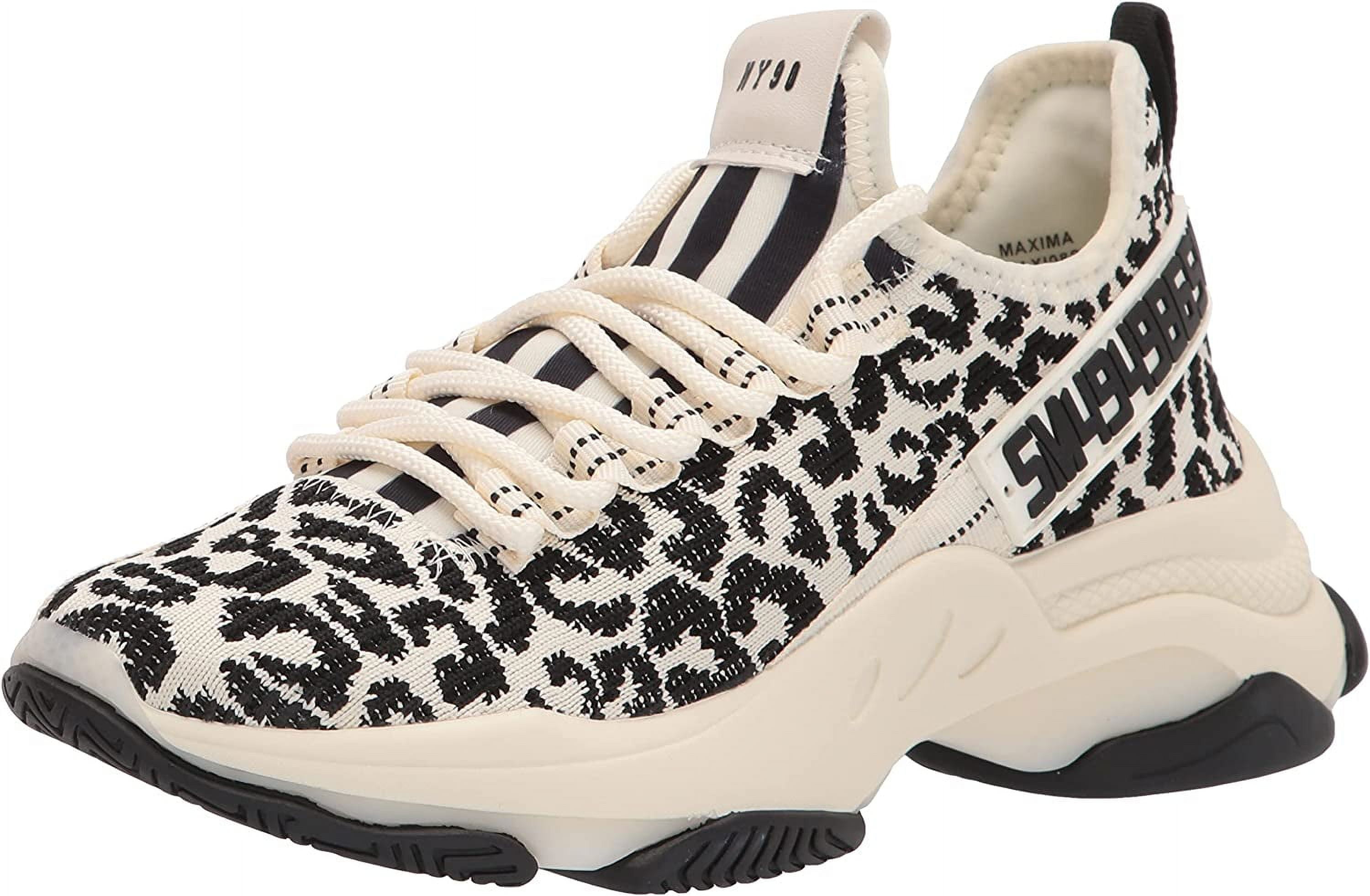 Steve Madden Womens Maxima Sneaker 8.5 Leopard - Walmart.com