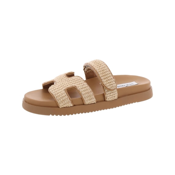 Steve Madden Womens Mayven Adjustable Slide Sandals