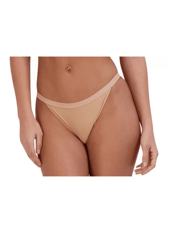 Womens Micro String Bikini Underwear, Praline , S