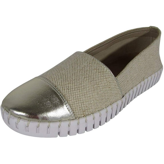 Steve Madden Womens Natural Comfort Sax Loafers