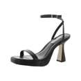 thumbnail image 1 of Steve Madden Womens Nicky Leather Open Toe Pumps, 1 of 3