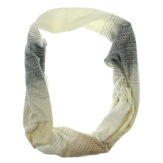 Steve Madden Womens Ombre Mid Weight Muffler Scarf Tan O/S