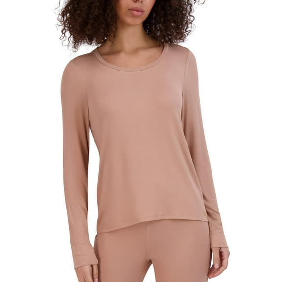 Steve Madden Womens Ribbed Pullover Top