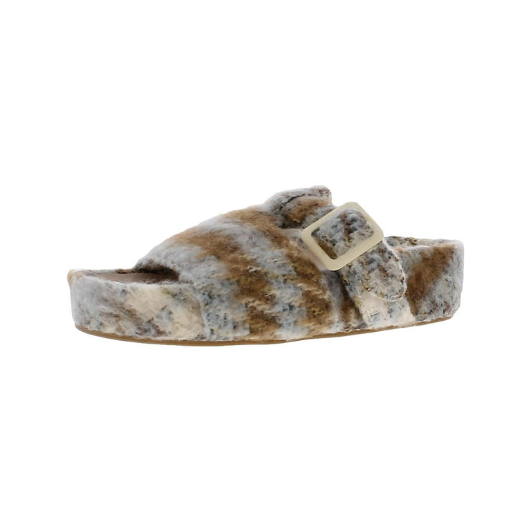 Steve Madden Womens Rizzle Comfort Footbed Open Toe Footbed Sandals