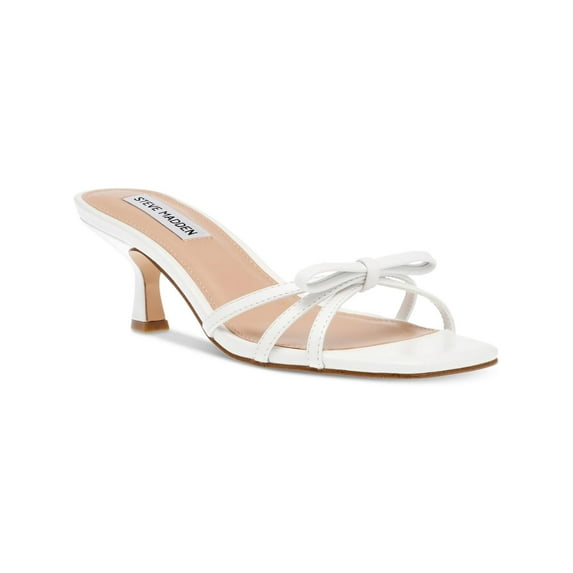 Steve Madden Womens Sheley Leather Dressy Kitten Heels