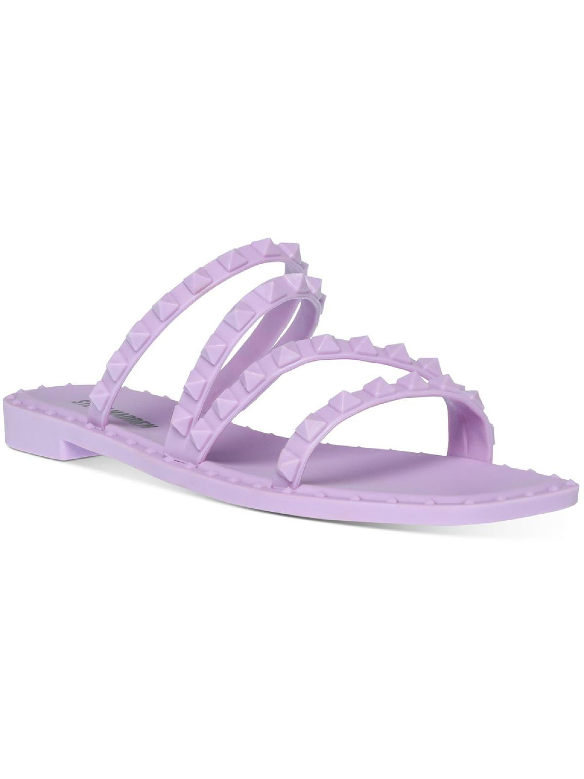 Steve Madden Womens Skyler J Slip On Studded Slide Sandals - Walmart.com