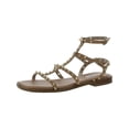 thumbnail image 1 of Steve Madden Womens Sunnie Faux Leather Studded Slingback Sandals, 1 of 3