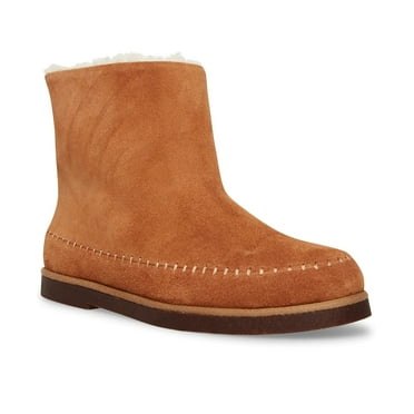Steve Madden Womens Tanzie Moc-Toe Booties, LT/PAS ORG, Size 9.0