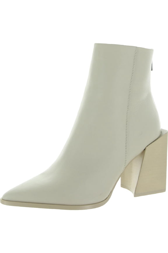 Womens Tish Leather Pointed Toe Ankle Boots