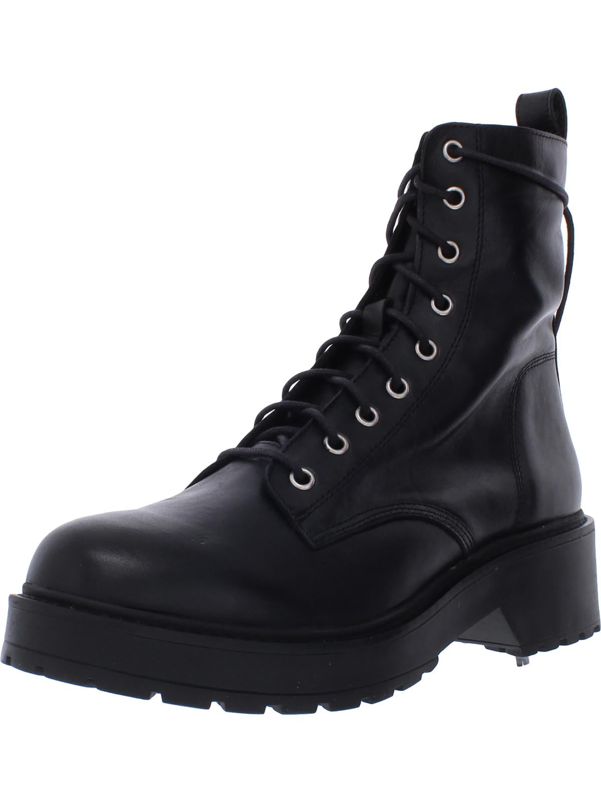 ★人気★【Steve Madden】 ブーツ Steve Madden Womens Tornado Leather Lace-Up Combat Boots