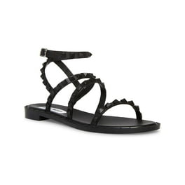 Steve madden black studded sandals hotsell
