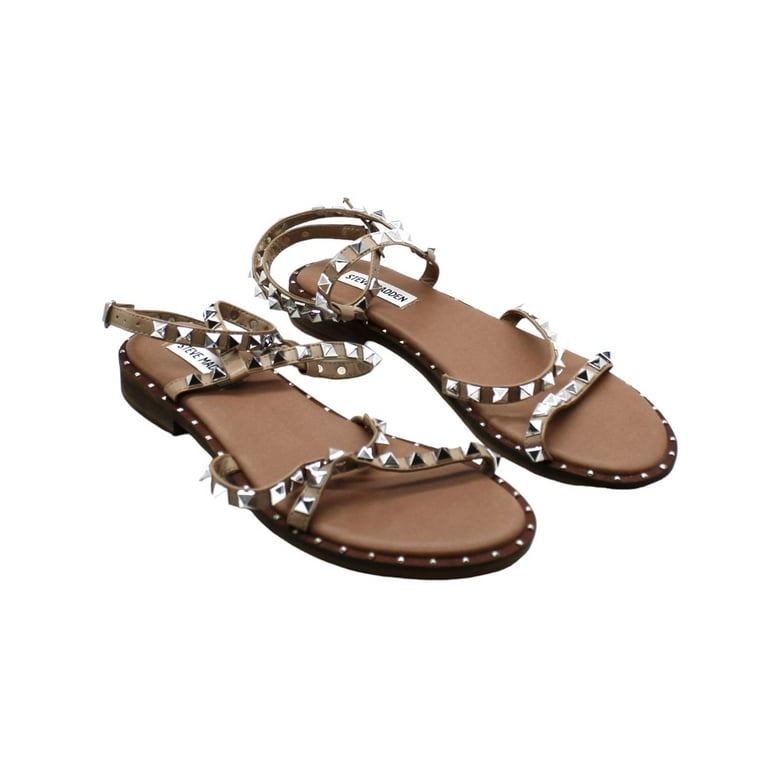 Steve madden cheap studded flat sandals