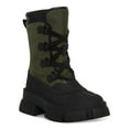 thumbnail image 1 of Steve Madden Womens Trench Leather Lace Up Combat & Lace-up Boots, 1 of 3