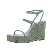 Steve Madden Womens UNIFY Faux Leather Wedge Platform Sandals