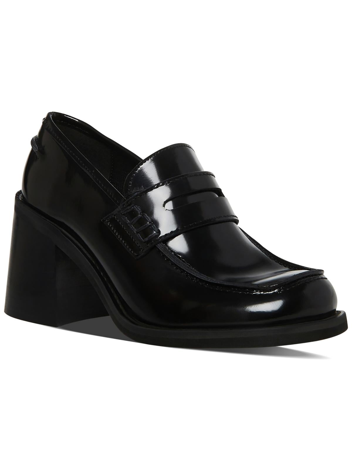 Steve Madden Womens Universe Patent Leather Slip on Loafers Walmart