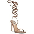 thumbnail image 1 of Steve Madden Womens Uplift Patent Square Toe Heel Sandals, 1 of 6