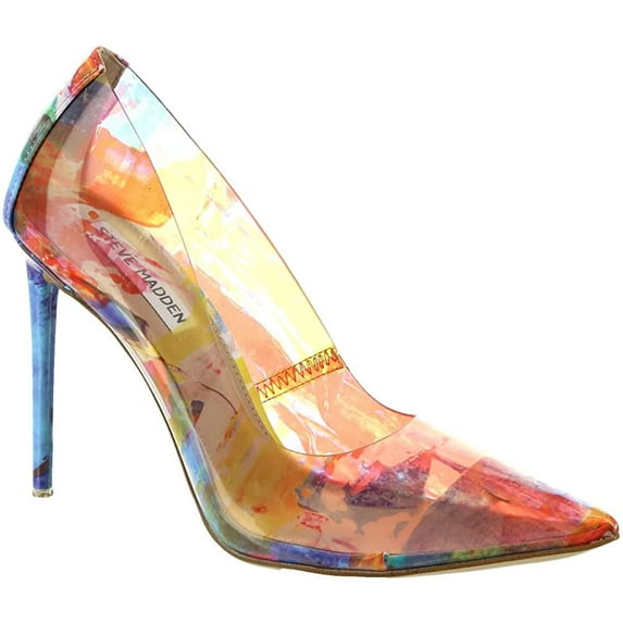 Steve Madden Womens Vala Pump 8 Red/Orange
