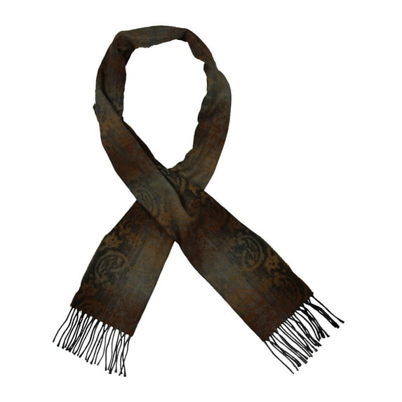 Steve Madden Womens Winter Ombre Muffler Scarf Brown O/S