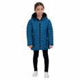 thumbnail image 1 of Steve Madden Youth Girls Reversible Parka | Blue, XS-(5/6), 1 of 8