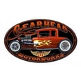 thumbnail image 1 of Steve McDonald SM693 12 x 7 in. Gearhead Motorworks Metal Sign, 1 of 1