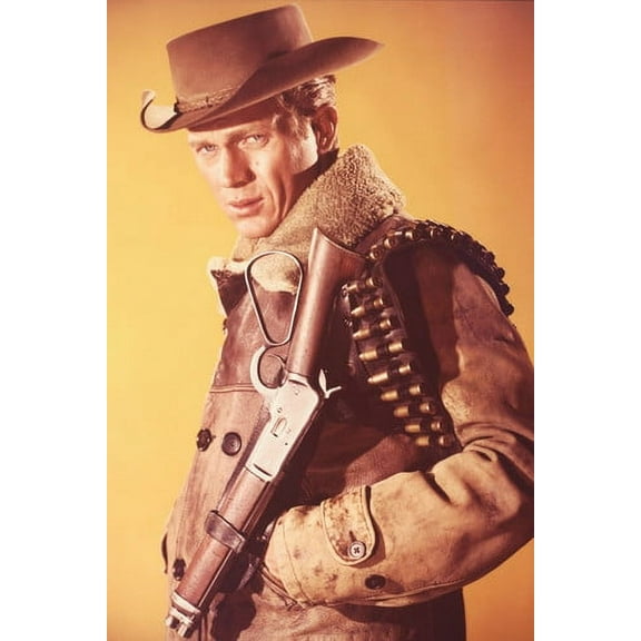 Steve Mcqueen Wanted: Dead Or Alive Color 24X36 Poster