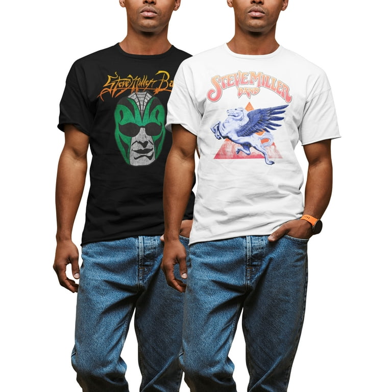 Steve Miller Band Men's & Big Men's Band Graphic Tee Shirts, 2-Pack, Sizes S-3XL, Mens T-Shirts - Walmart.com