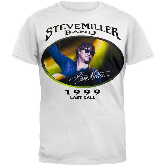 Steve Miller Men's Last Call 1999 Short Sleeve T Shirt