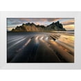 thumbnail image 1 of Steve Mohlenkamp 14x11 White Modern Wood Framed Museum Art Print Titled - Vestrahorn beach near Hofn in the southeast of Iceland, 1 of 4