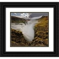 thumbnail image 1 of Steve Mohlenkamp 16x15 Black Ornate Wood Framed with Double Matting Museum Art Print Titled - Gullfoss waterfall on the southern coast of Iceland, 1 of 4