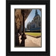 thumbnail image 1 of Steve Mohlenkamp 18x24 Black Ornate Wood Framed with Double Matting Museum Art Print Titled - Abbey at Mont Saint-Michel on the Normandy coast of France, 1 of 4