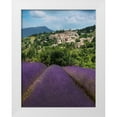thumbnail image 1 of Steve Mohlenkamp 25x32 White Modern Wood Framed Museum Art Print Titled - Lavender bloom near Sault in the south of France, 1 of 4