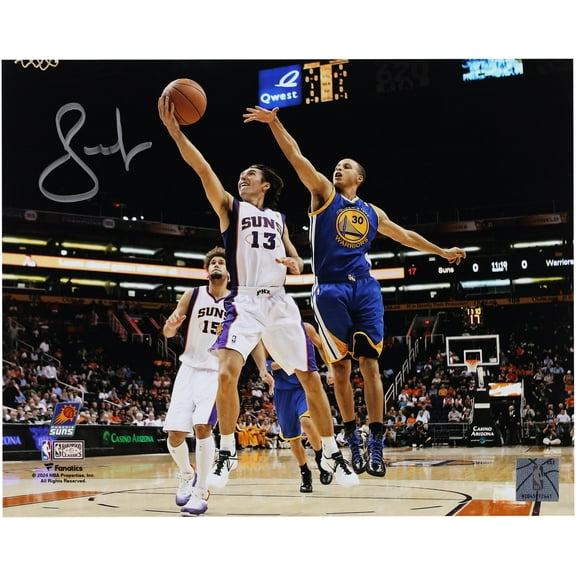 Steve Nash Phoenix Suns Autographed 8" x 10" Layup vs. Golden State Warriors Photograph - Fanatics Authentic Certified