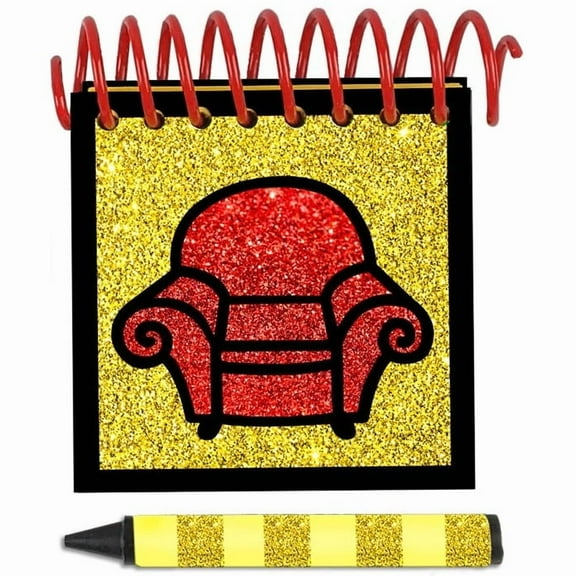 Steve Red/Yellow Sparkle Handy Dandy Notebook (Limited Edition)