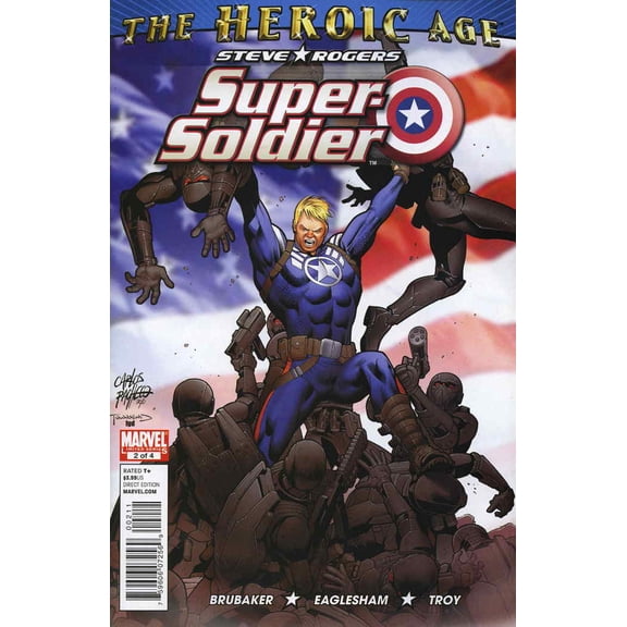 Steve Rogers: Super-Soldier #2 VF ; Marvel Comic Book
