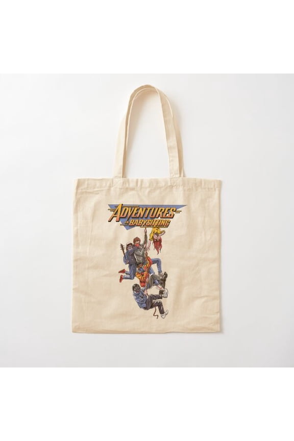 Steve'S Adventure In Babysitting Canvas Tote Bags, Reusable Shopping Bag