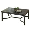 thumbnail image 1 of Steve Silver Ambrose Wood and Metal 48" Rectangle Coffee Table, Rustic Brown, 1 of 5