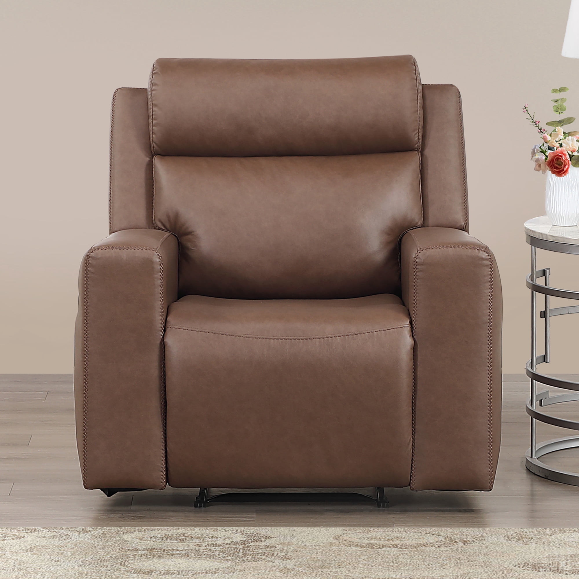 Steve Silver Barron Brown Manual Recliner