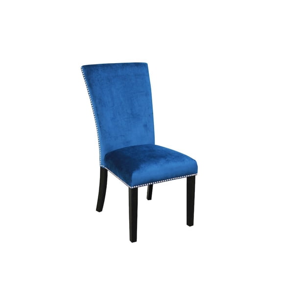 Steve Silver Camila Blue Velvet Dining Chair