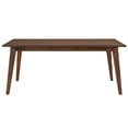 thumbnail image 1 of Steve Silver Canton 72" Solid Wood Mocha Brown Dining Table, 1 of 9